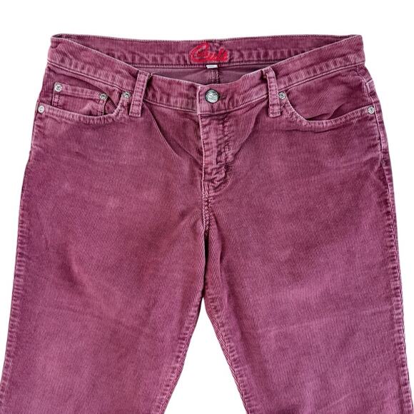 VTG Blue Cult corduroy pants Women's Sz 30 30x33 Mauve low rise bootcut Y2K USA - Picture 4 of 16